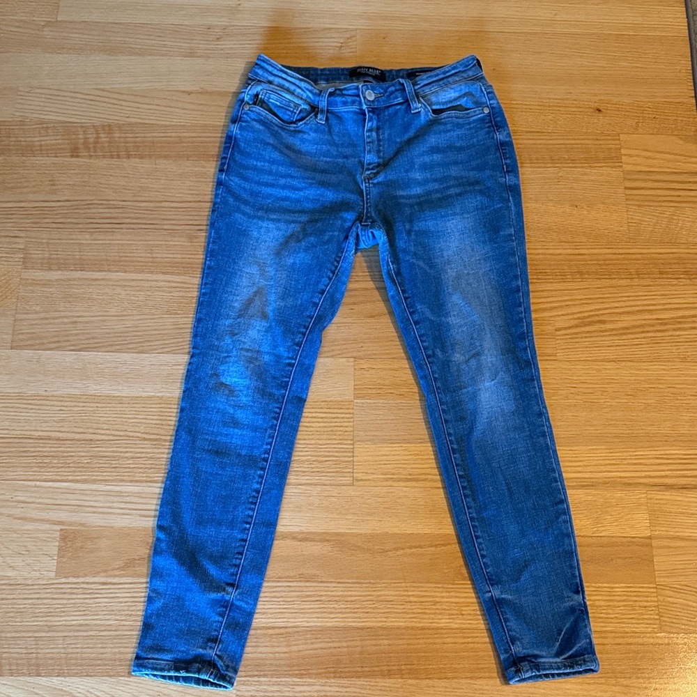 Judy Blue Vibrant Blue Skinny Jeans